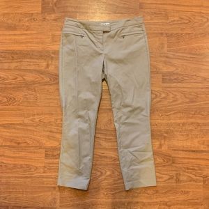 Dalia Collection straight leg ankle khakis